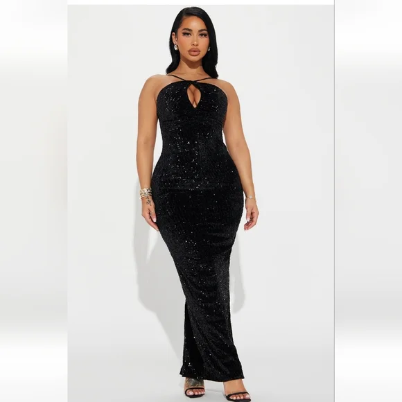 long sleeve henley maxi dress The Luxe Rib Long Sleeve Henley Maxi - Espresso - XXS
